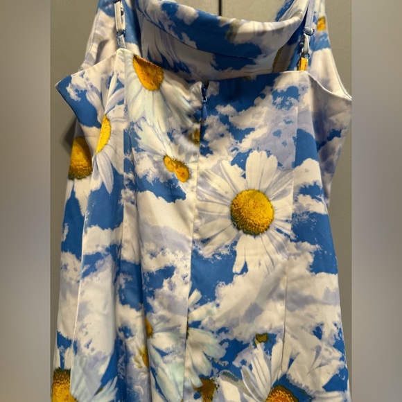 Urban Outfitters -  Sky Blue Daisy Dress (Size M) - Picture 8 of 11
